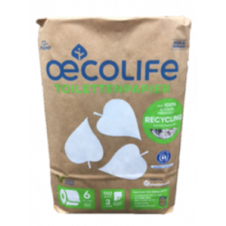 Papier toilette oecolife "Recycling", 3 couches