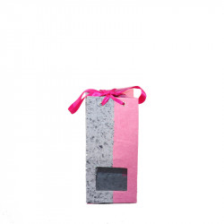 Marmeladentüte grau/pink
